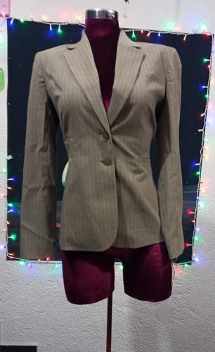 Saco Beige Ejecutivo Marca Jones New York Suit Talla 8