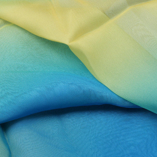 Poi De Bola De Danza Del Vientre, Juego De De Azul Amarillo