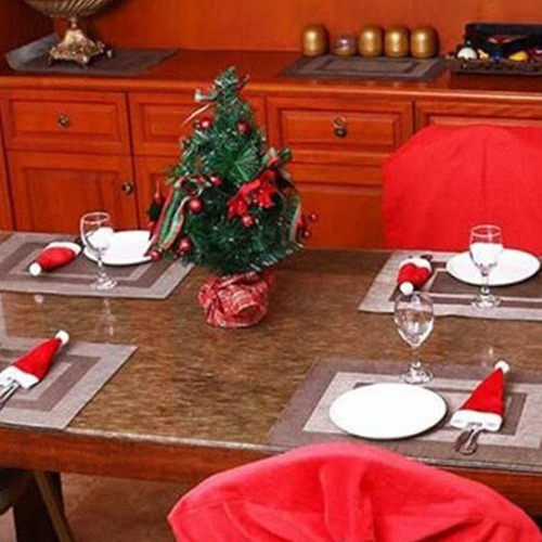 Imagen 2 de 6 de Porta Cubiertos , Funda Adorno Navidad Navideños / Pack 6
