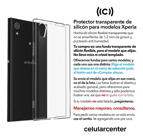 Funda Xperia 10 | 10 Plus | Xz1 | Xz Premium | Xz | Xa2 | Xa