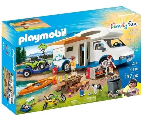 Playmobil Family Fun 9318 Aventura De Camping En Motorhome