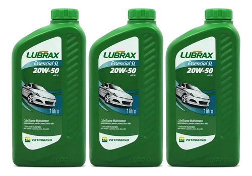 3 Lubrax Essencial 20w50 Mineral