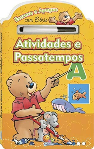  Livro Infantil Escreva E Apague Com Bóris - Todolivro