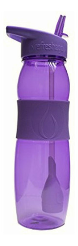Refresc2go Botella De Agua Filtrada, Púrpura, Único, 1