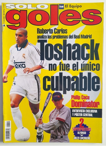 Revista Solo Goles N° 15 - Futbol Español 1999 Fs