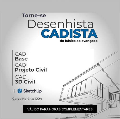 Curso De Autocad + Sketchup - Com Certificado