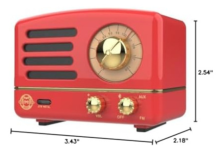 Altavoz De Bluetooth Portátil Muzen, Altavoz Inalámbrico De