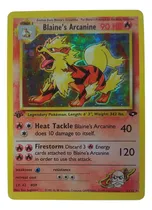Comprar Blaine Arcanine Holo Gym Challenge 1\u002F132 Año 2000 Proxy Blaine´s Arcanine Inglés