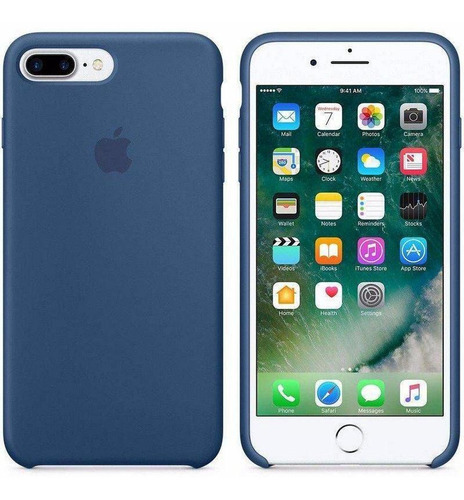 Capa Original iPhone 8 Plus/ 7plus Apple - Azul Marinho