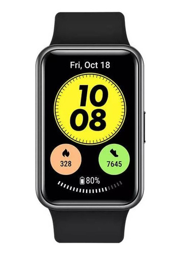 Smartwatch Huawei Watch Fit New Active 1.64" malla graphite black de silicona TIA-B09