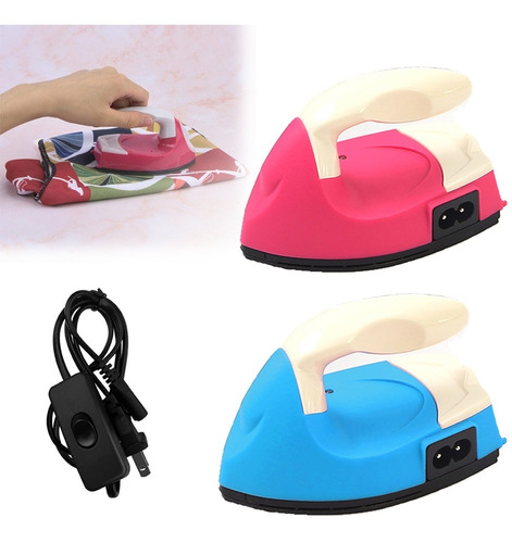 Mini Hierro Eléctrico Portátil De Viaje De Manualidades... Color Rosa 110V/220V