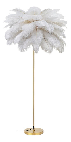 Lámpara De Pie De Plumas Para Sala De Estar, Lámpara De Pie
