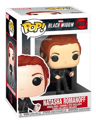 Funko Pop Black Widow Natasha Romanoff 603 Marvel Orig