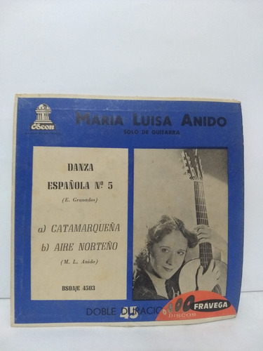 Maria Luisa Anido - Solo De Guitarra, Danza Española N 5 - 