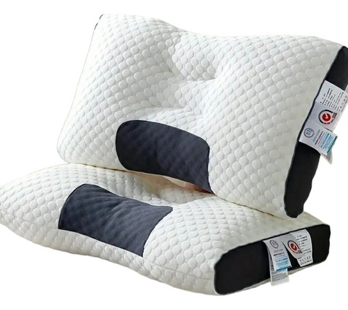 Almohada Masaje 3d Soporte Cuello Pack X 2