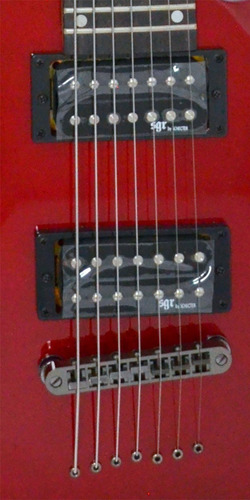 Guitarra Sgr By Schecter C-7 Rojo