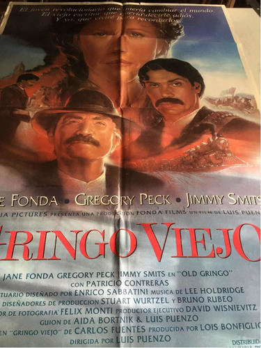 Poster Gringo Viejo Henry Fonda Y Jane Fonda Orig L.puenzo