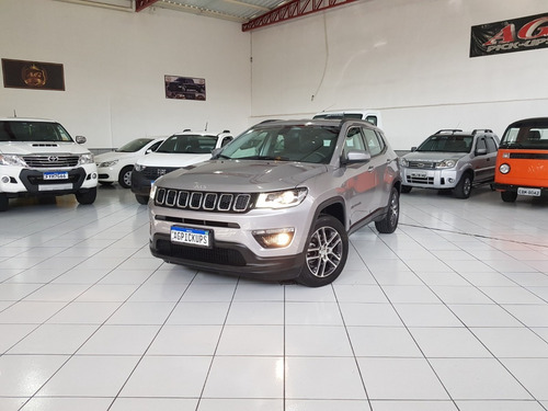 Imagem 1 de 15 de Jeep Compass Sport 2.0 Flex Banco De Couro Ar Digital 19/20