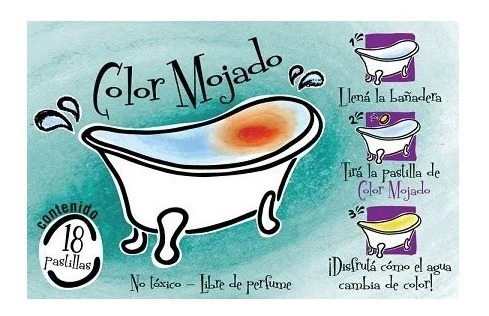 Color Mojado En Caja X18 Pastillas- Giro Didactico