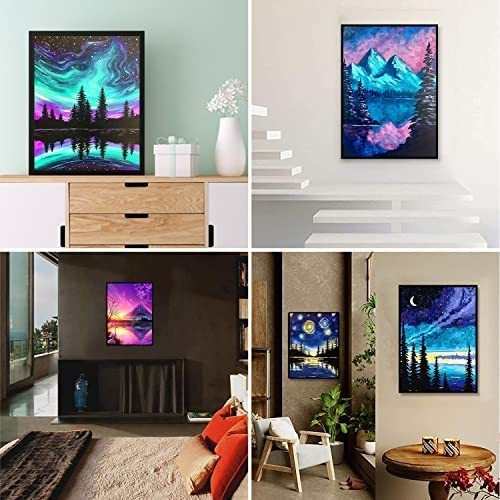 Imagen 8 de 9 de Pintura De Diamantes 5d X12 Kits Paisajes