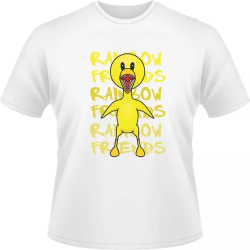 Camiseta Rainbow Friends Yellow Amarelo Personalizada