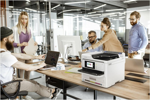 Impresora Multifunción A Color Epson Workforce Wf-c5810 Con Wifi 220v