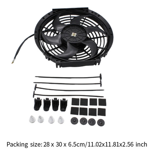 Ventilador De Radiador De 10 Pulgadas Premium Con Kit De