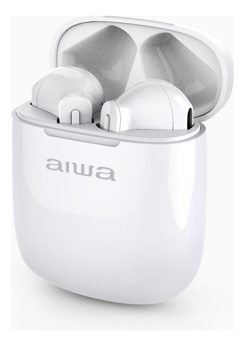Audífonos Aiwa Inalámbricos Tipo Tws Bluetooth Aw-9tws Blan