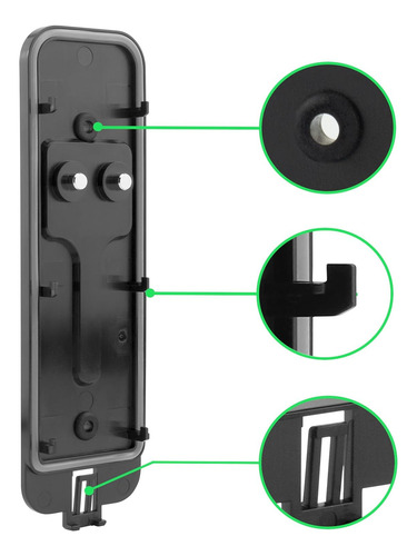 Kits De Timbre Lefxmophy Lf-backplate-black-2, Paquete De 2