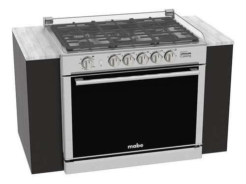 Estufa Empotrable Mabe Xoc80800ct1 A Gas En Acero Inox