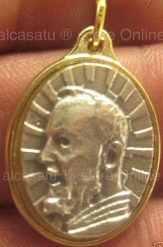 10 Medallas Dije Santo Padre Pio Souvenir Italia Religión