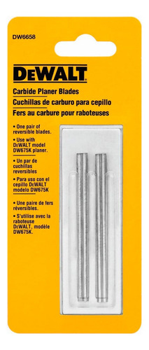 Cuchilla Para Cepillo De Banco Usarse/dw675k Dewalt Dw6658