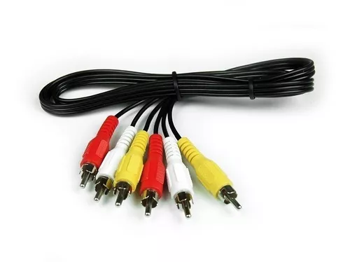 Kit Convertidor Rca A Hdmi + Cable Rca 1.5m + Cable Hdmi 1.5