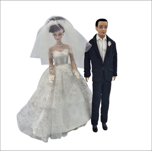 Barbie Casal Casamento Repro My Favorite Ken 1959 Wedding 