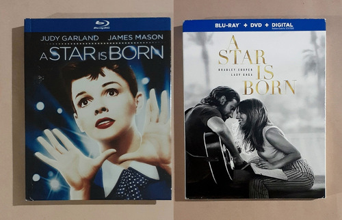 A Star Is Born 1954 + 2018 -  Blu-ray + Dvd Original
