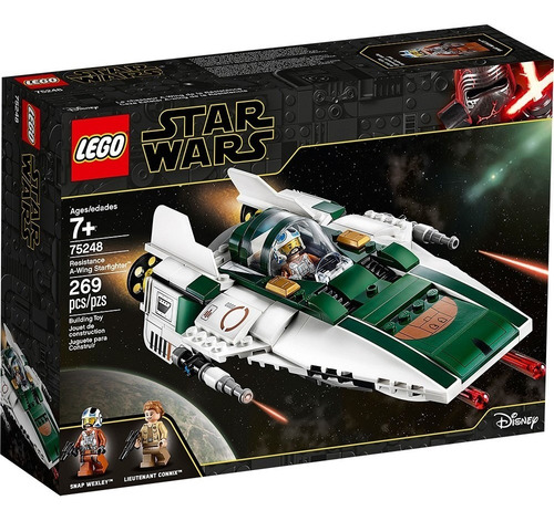 Lego Star Wars Caza Estelar Resistencia A-wing 75248