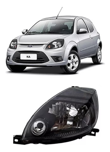 Optica Ford Ka 2012/2013/2014/2015/2016 F/negro Izq/der