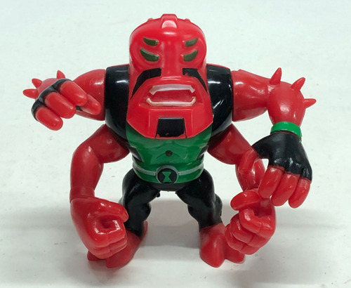 02 Brinquedos Bonecos Ben 10 Quatro Braços E Rook (Usado)
