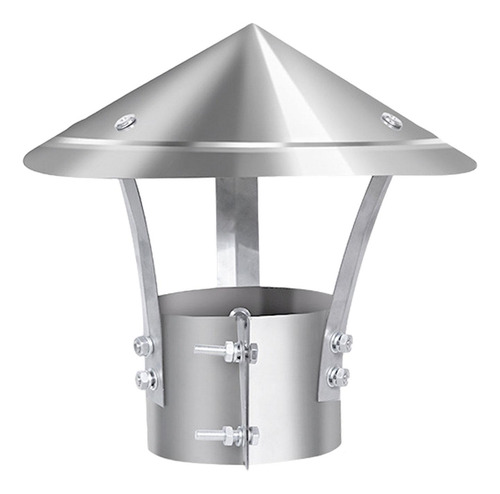 Cubierta De Ventilación Con Tapa De Lluvia Para Chimenea,