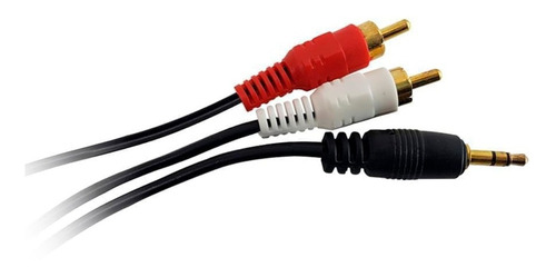 Cable De Audio 3,5mm A 2 Rca 1,80mts Pc Parlantes Nscau35
