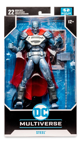 Figura Superman Steel Dc Multiverse Reign Of The Supermen