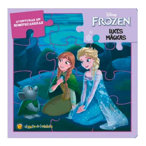 Frozen Luces Magicas - Libro Con Rompecabezas Disney