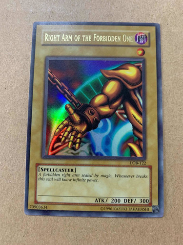 Yu-gi-oh! Right Arm Of The Forbbiden One