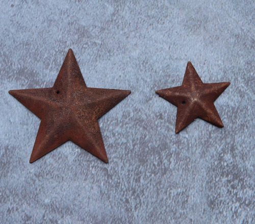 30 Estrellas De Granero Con Agujero, Estilo Vintage, Rústica