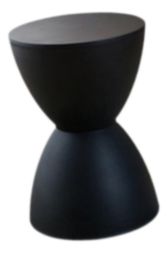 Taburete De Pie Otomano Estable Cómodo Elegante Negro