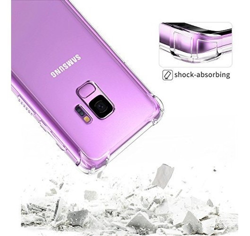 Estuche Para Samsung Galaxy S9 Carcasa Tpu Esquina Arañazo J