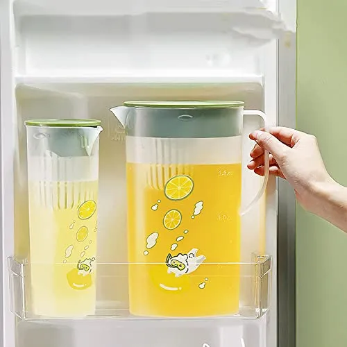 Jarra Plástico Transparente Agua Fría 1l
