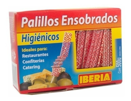 Escarbadientes Palillos Ensobrados X 500u. Iberia