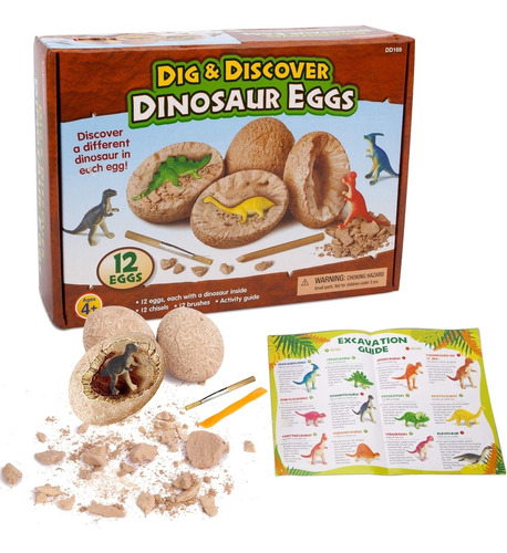 Sugoiti Kit De Excavación De Huevos De Dinosaurio Que Incluy