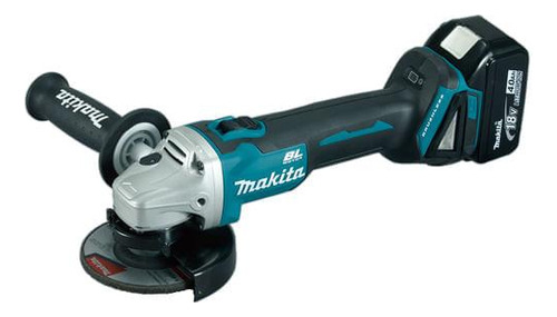 Esmeril Angular Makita Dga454rfe 4 1/2 18v+2 Bat 3.0a+ Carg